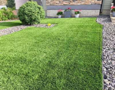 Artificial Grass Installation detail